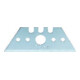 LUTZ BLADES Lame trapézoïdale standard 50,8x18,7x0,65mm, paquet de 10 pièces-1