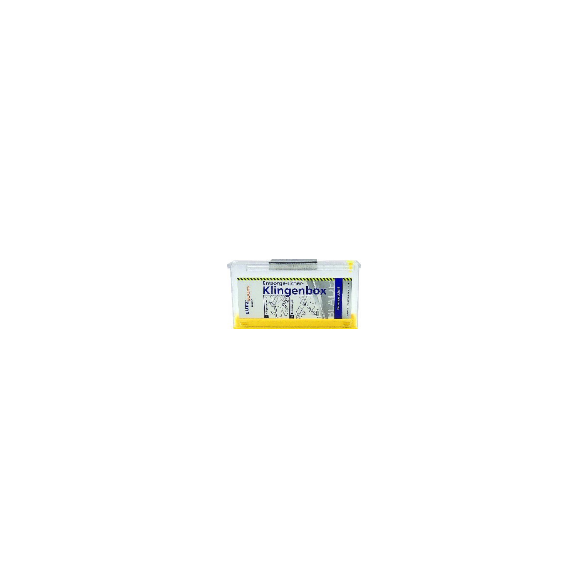 LUTZ BLADES Sicherheits-Klingenbox 120x65x25mm ; Gesutra