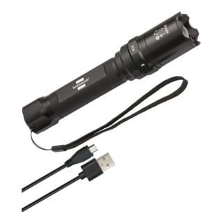 LuxPremium Akku-Fokus-Selektor- LED-Taschenlampe TL 400 AFS, IP44, CREE-LED, 430lm