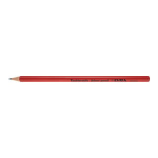 Lyra Crayon de menuisier 91T rond rouge 17,5 cm