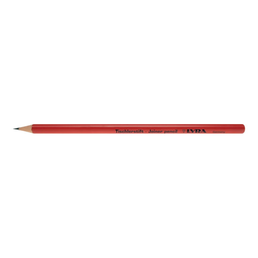 Lyra Crayon de menuisier 91T rond rouge 17,5 cm