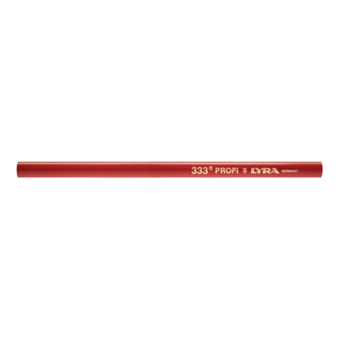 Lyra Zimmermann crayon à papier ovale 333 rouge 24 cm paquet de 12