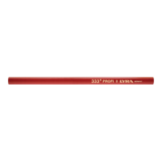 Lyra Zimmermanns crayon 333 ovale rouge 18 cm