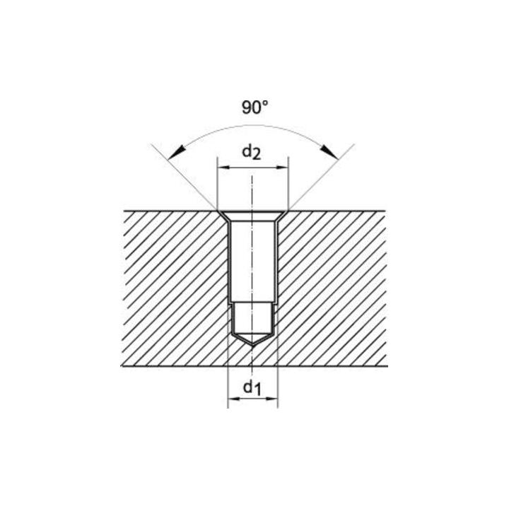 M.Stufenb. D8378 HSS M4 90G. FORMAT