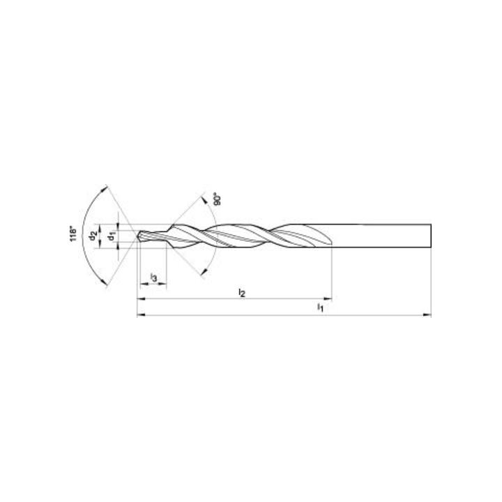 M.Stufenb. D8378 HSS M4 90G. FORMAT