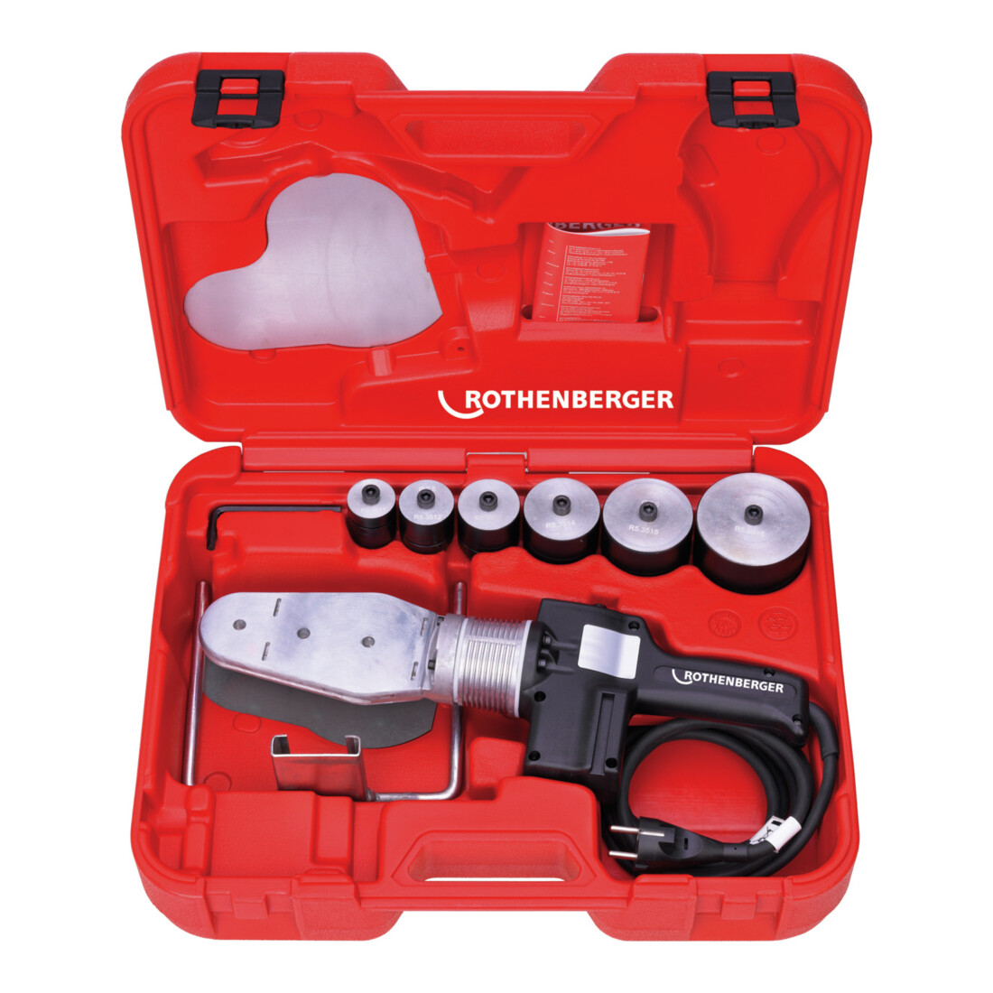 Machine à souder à emboîtement Rothenberger ROWELD P 63 S-6 Set d'épée Ø 20 - 63 mm, thermostatique