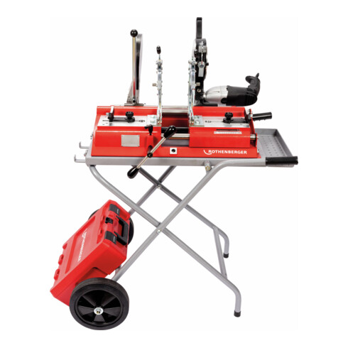 Machine à souder les tubes plastiques sanitaires Rothenberger ROWELD SANILINE Ø 40-160mm, édition spéciale 230V