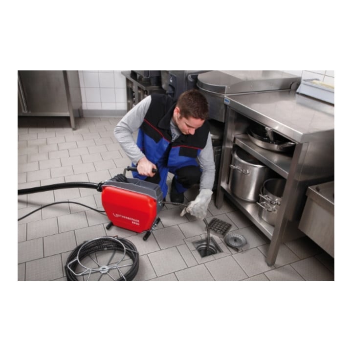Machine de nettoyage de canalisations Rothenberger R 600 690 W 230 V / 50 Hz p. D. 20-150 mm