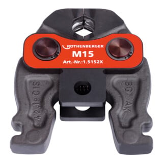 Mâchoire de presse Compact M 19 kN l. nominale 15 mm métal / métal non ferreux c