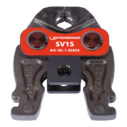 Mâchoire de presse Compact V/SV 19 kN l. nominale 15 mm métal / métal non ferreu-3