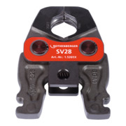 Mâchoire de presse Compact V/SV 19 kN l. nominale 28 mm métal / métal non ferreu-3