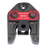 Mâchoire de presse Vario-Press SV 32 - 34 kN l. nominale 22 mm acier spécial ROT