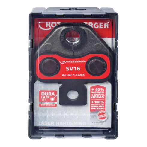 Mâchoire de presse Vario-Press SV 32 - 34 kN l. nominale 22 mm acier spécial ROT