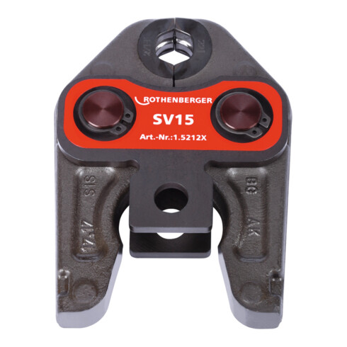 Mâchoire de presse Vario-Press SV 32 - 34 kN l. nominale 15 mm acier spécial ROT