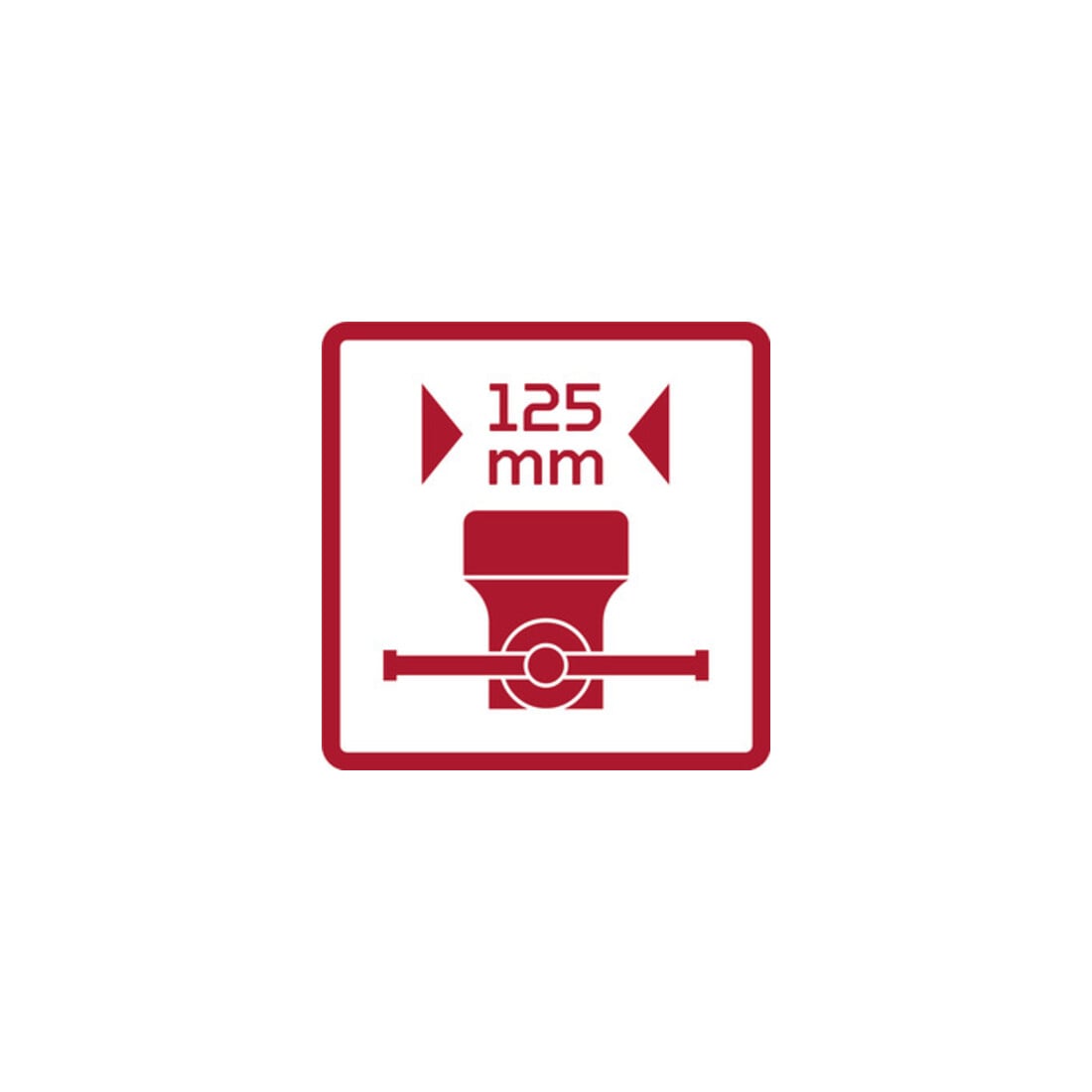 Mâchoires d'étau Gedore rouge-B.125mm rigide 19kg