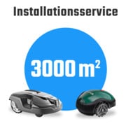 Mähroboter-Installationsservice Paket L bis 3000m²
