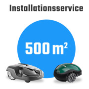 Mähroboter-Installationsservice Paket XS bis 500m²