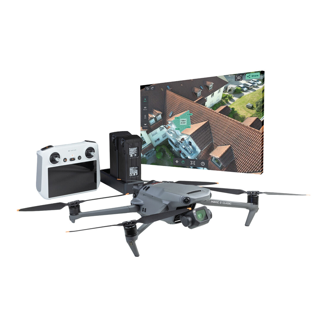 Mafell Dachvermessung VERSUM FLY KIT 2, Starterpaket