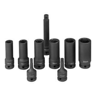 Mafell Kraft-Steckschlüssel-Set SR-ES 1/2" 9T