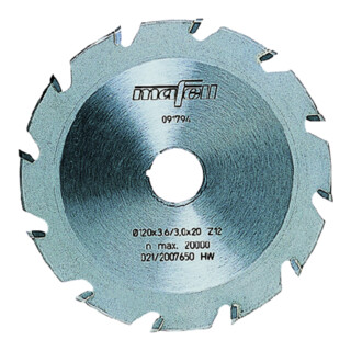 Mafell Lama per fresatura scanalature 120 x 3,6 x 20 mm