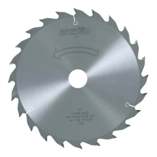 Mafell Lama sega HM, 230 x 1,8/2,5 x 30 mm, Z 24, WZ, per uso universale su legno (KSP 85 Fc)