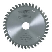 Mafell Lame de scie HM, 120 × 1,2/1,8 × 20 mm, Z 40, FZ/TR-1