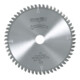 Mafell Lame de scie HM, 168 × 1,2/1,8 × 20 mm, Z 56, WZ, pour coupes transversales dans le bois-1