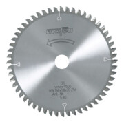 Mafell Lame de scie HM, 168 × 1,2/1,8 × 20 mm, Z 56, WZ, pour coupes transversales dans le bois-1