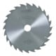 Mafell Lame de scie HM, 230 x 1,8/2,5 x 30 mm, Z 24, WZ, usage universel bois (KSP 85 Fc)-1