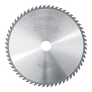 Mafell Lame de scie HM 250 x 1,8/2,8 x 30 mm, Z 60, WZ 092466