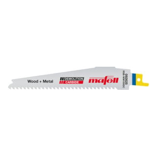 Mafell Säbelsägeblatt RSB-WM150 DC Wood + Metal Demolition Carbide