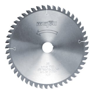 Mafell Sägeblatt HM 160 x 1,2/1,8 x 20 mm, Z 48, FZ/TR 092569