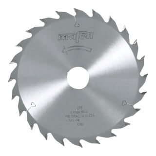 Mafell Sägeblatt-HM, 168 x 1,2/1,8 x 20 mm, Z 24, WZ, für universellen Einsatz in Holz