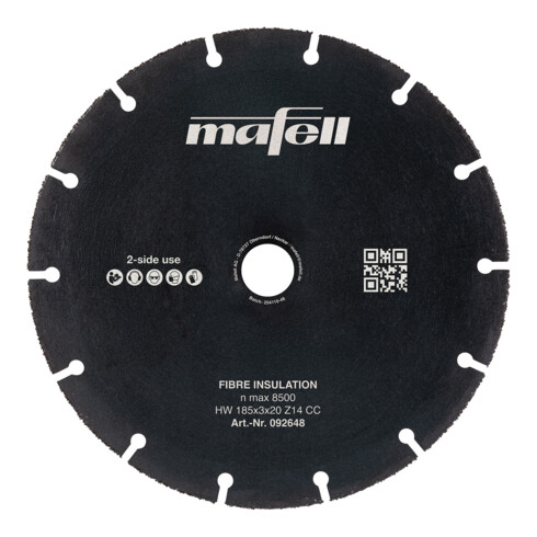 Mafell Sägeblatt KSB-FI 185 HW 185 x 3 x 20 mm Z14 CC Fibre Insulation