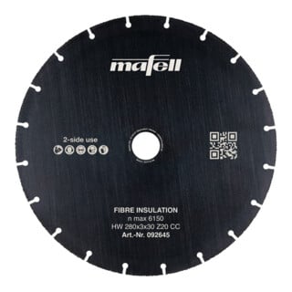 Mafell Sägeblatt KSB-FI 280 HW 280 x 3 x 30 mm Z20 CC Fibre Insulation