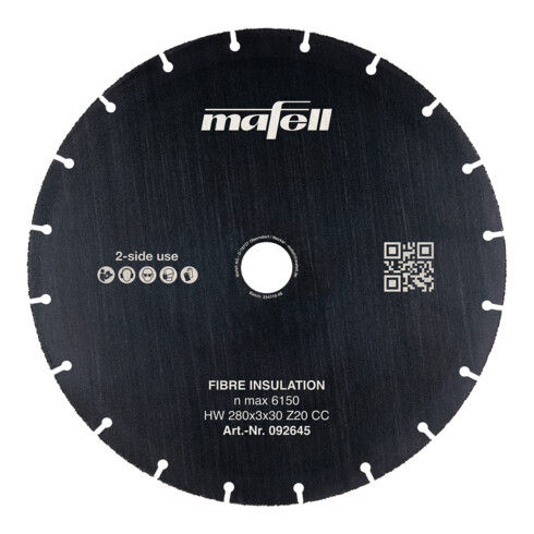 Mafell Sägeblatt KSB-FI 280 HW 280 x 3 x 30 mm Z20 CC Fibre Insulation
