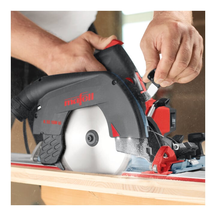 Mafell Scie circulaire sans fil K 55 18M bl dans T-MAX