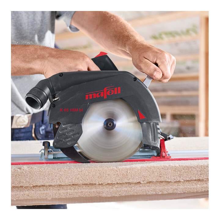 Mafell Scie circulaire sans fil K 65 18M bl dans T-MAX