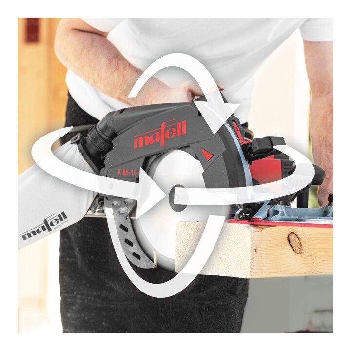 Mafell Scie circulaire sans fil K 85-18 PURE dans L-MAX