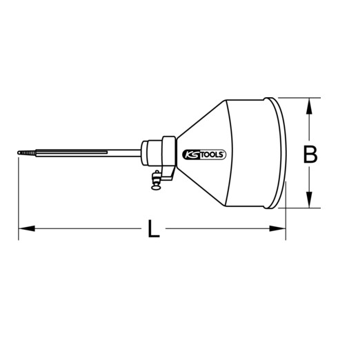 Magasin d'adaptateurs KS Tools pour machine de nettoyage de tuyaux, Ø 8mm