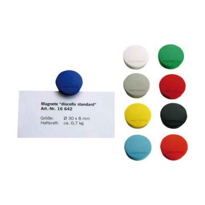 Magnet Basic rot D.30xH.8mm Haftkraft 0,7kg