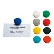Magnet Basic rot D.30xH.8mm Haftkraft 0,7kg-3