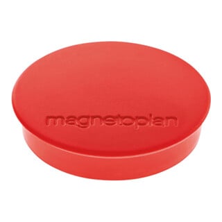 Magnet D30mm VE10 Haftkraft 700 g rot