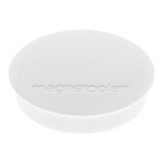 Magnet D30mm VE10 Haftkraft 700 g weiß