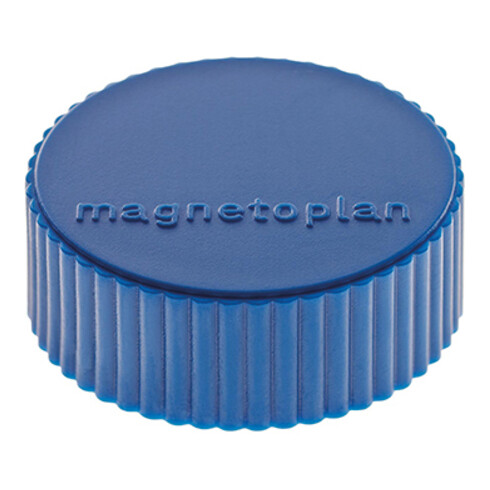 Magnet D34mm, lot de 10, force d'adhérence 2000g, bleu foncé