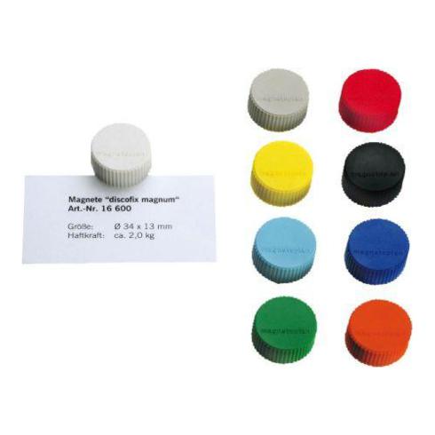 Magnet Super rot D.34xH.13mm Haftkraft 2kg