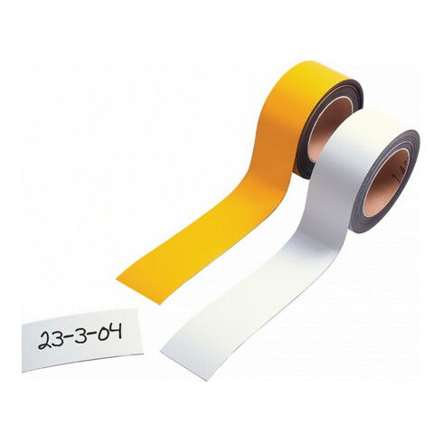 Magnetband Bandbreite 20 mm Bandlänge 10 m weiß