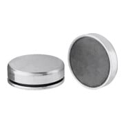 Magnete piatto senza filettatura, ferrite, ⌀80mm