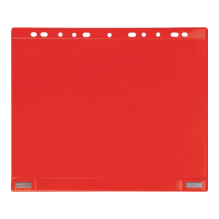 Magnetische Sichttasche B265xH315mm rot f.Format DIN A4 TARIFOLD