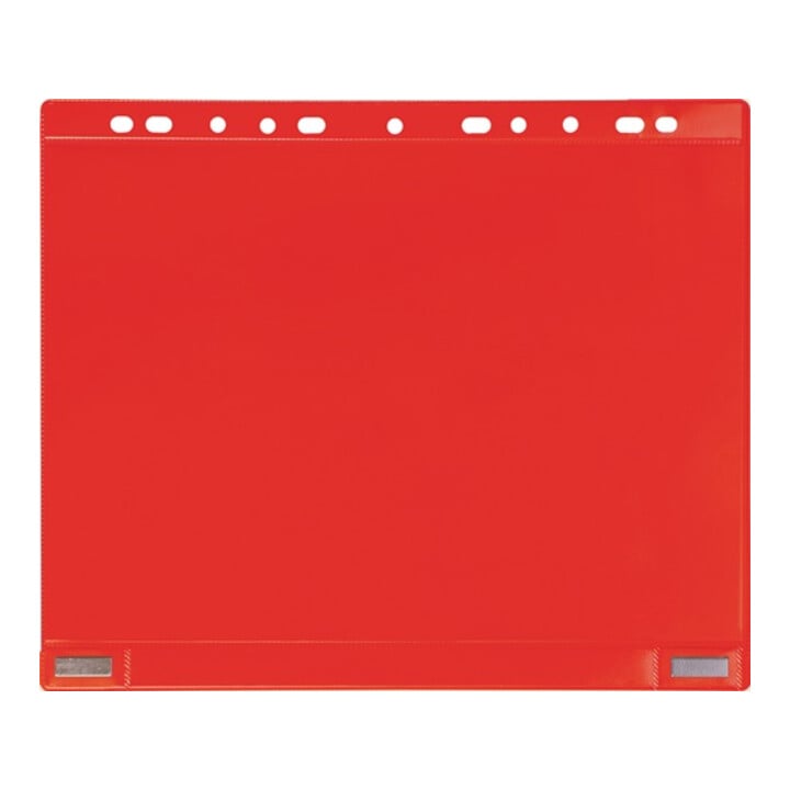 Magnetische Sichttasche B265xH315mm rot f.Format DIN A4 TARIFOLD